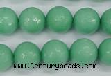 CCN1885 15 inches 14mm faceted round candy jade beads wholesale