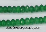 CCN1997 15 inches 5*8mm faceted rondelle candy jade beads wholesale