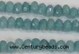 CCN2000 15 inches 3*5mm faceted rondelle candy jade beads wholesale