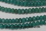 CCN2100 15.5 inches 4*6mm faceted rondelle candy jade beads