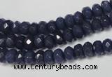 CCN2112 15.5 inches 4*6mm faceted rondelle candy jade beads