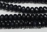 CCN2113 15.5 inches 5*8mm faceted rondelle candy jade beads