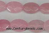 CCN2201 15.5 inches 13*18mm faceted oval candy jade beads