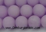 CCN2401 15.5 inches 4mm round matte candy jade beads wholesale