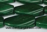 CCN2625 15.5 inches 15*30mm twisted rectangle candy jade beads