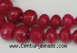 CCN2648 15.5 inches 5*8mm - 12*16mm faceted rondelle candy jade beads