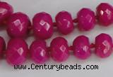 CCN2753 15.5 inches 5*8mm - 12*16mm faceted rondelle candy jade beads