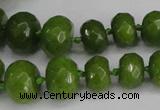CCN2758 15.5 inches 5*8mm - 12*16mm faceted rondelle candy jade beads