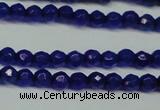 CCN2803 15.5 inches 2mm tiny faceted round candy jade beads
