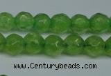 CCN2834 15.5 inches 5mm faceted round candy jade beads