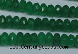 CCN2854 15.5 inches 2*4mm faceted rondelle candy jade beads