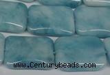 CCN2942 15.5 inches 18*25mm rectangle candy jade beads wholesale