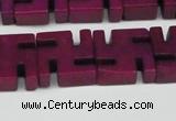CCN3960 15.5 inches 20*20mm svastika candy jade beads wholesale