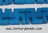 CCN3962 15.5 inches 20*20mm svastika candy jade beads wholesale