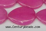 CCN3972 15.5 inches 30*40mm flat teardrop candy jade beads