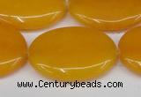 CCN3985 15.5 inches 30*40mm oval candy jade beads wholesale