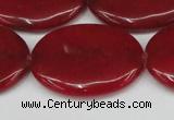 CCN3989 15.5 inches 30*40mm oval candy jade beads wholesale