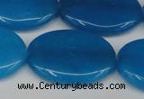 CCN3994 15.5 inches 30*40mm oval candy jade beads wholesale