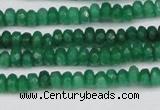 CCN4109 15.5 inches 2*4mm faceted rondelle candy jade beads