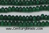 CCN4110 15.5 inches 2*4mm faceted rondelle candy jade beads