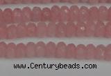 CCN4122 15.5 inches 4*6mm faceted rondelle candy jade beads