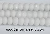 CCN4150 15.5 inches 5*8mm faceted rondelle candy jade beads