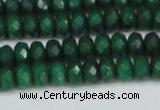 CCN4170 15.5 inches 5*8mm faceted rondelle candy jade beads