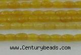 CCN4511 15.5 inches 3*5mm rice candy jade beads wholesale