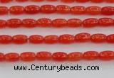 CCN4512 15.5 inches 3*5mm rice candy jade beads wholesale