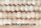 CCN5102 15 inches 3*4mm faceted rondelle candy jade beads