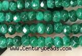 CCN5121 15 inches 3*4mm faceted rondelle candy jade beads