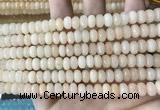 CCN5132 15 inches 5*8mm faceted rondelle candy jade beads