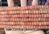 CCN5137 15 inches 5*8mm faceted rondelle candy jade beads