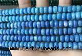 CCN5153 15 inches 5*8mm faceted rondelle candy jade beads