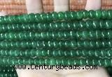 CCN5159 15 inches 5*8mm faceted rondelle candy jade beads