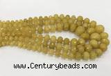 CCN5170 5*8mm - 14*20mm faceted rondelle candy jade graduated beads