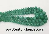 CCN5174 5*8mm - 14*20mm faceted rondelle candy jade graduated beads