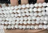 CCN5231 15 inches 8mm faceted nuggets candy jade beads