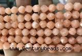 CCN5234 15 inches 8mm faceted nuggets candy jade beads