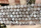 CCN5250 15 inches 8mm faceted nuggets candy jade beads