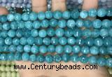 CCN5658 15 inches 8mm faceted round candy jade beads