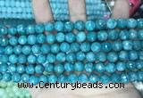 CCN5662 15 inches 8mm faceted round candy jade beads