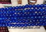 CCN5665 15 inches 8mm faceted round candy jade beads