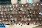 CCN5680 15 inches 8mm faceted round candy jade beads