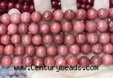 CCN5807 15 inches 10mm faceted round candy jade beads