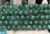 CCN5825 15 inches 10mm faceted round candy jade beads