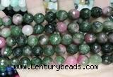 CCN5832 15 inches 10mm faceted round candy jade beads