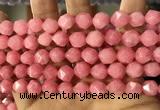 CCN5843 15 inches 8mm faceted nuggets candy jade beads Wholesale