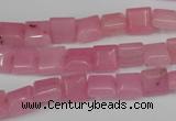 CCN586 15.5 inches 8*8mm square candy jade beads wholesale