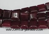 CCN589 15.5 inches 10*10mm square candy jade beads wholesale